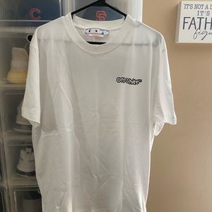 Authentic new with tags Off-White T-Shirt, size XL. Original price $335